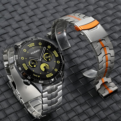 Narukvica Techsuit W063 za Huawei Watch / Xiaomi Watch Series, Narančasta