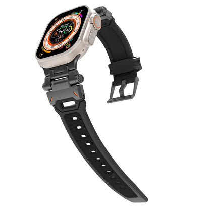 Remen Techsuit W064 za Apple Watch 49mm / 46mm / 45mm / 44mm / 42mm Series, Crna