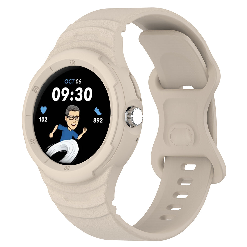 Remen Techsuit W066 za Google Pixel Watch 3 41mm / Watch 2 / Watch, Bež