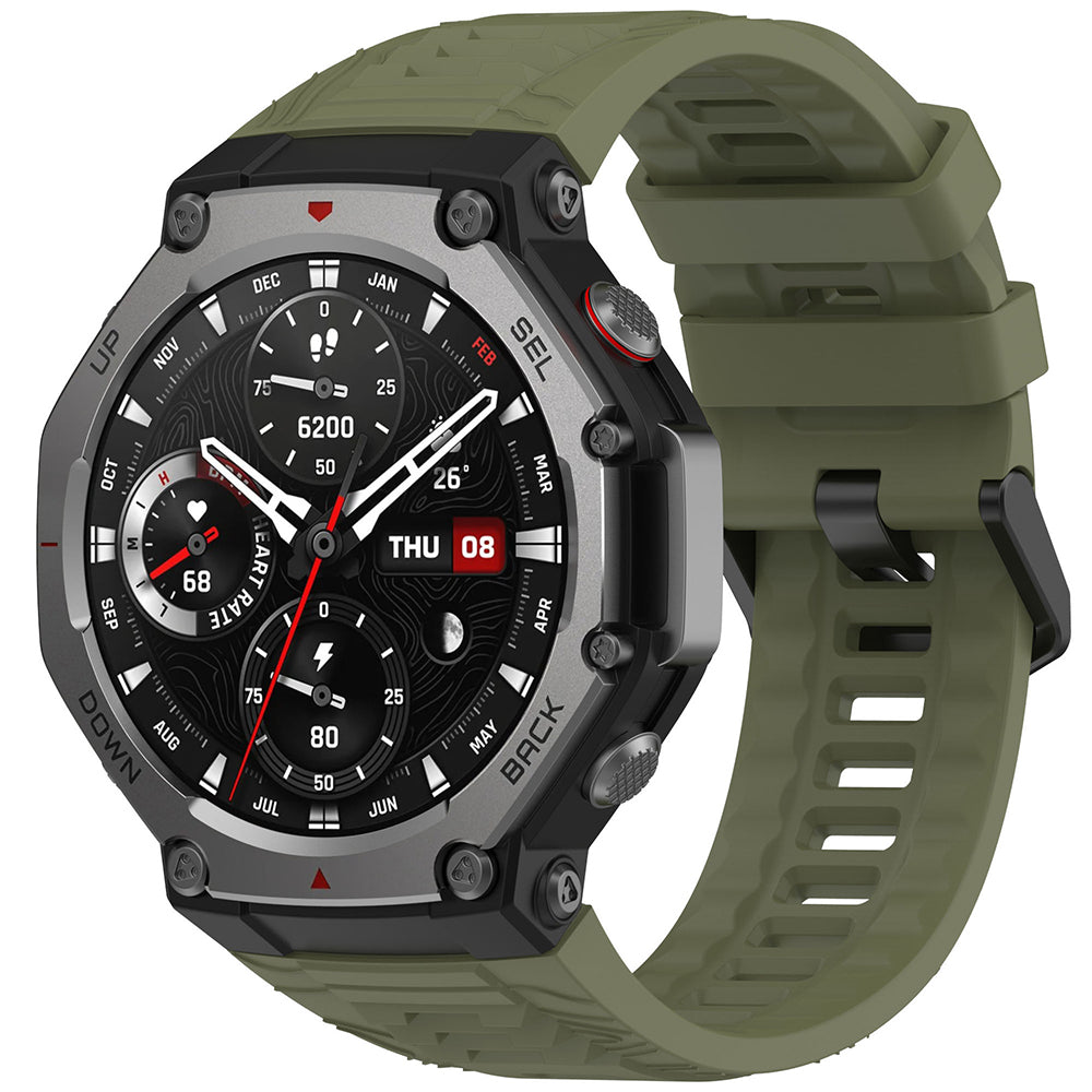 Remen Techsuit W067 za Amazfit T-Rex 3, Zelen