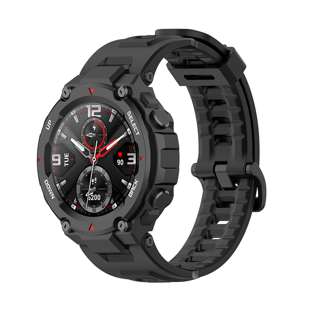 Remen Techsuit W067 za Amazfit T-Rex Pro / T-Rex, Crni