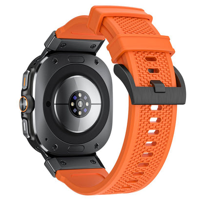 Remen Techsuit W068 za Samsung Galaxy Watch Ultra, Crno-narančasti