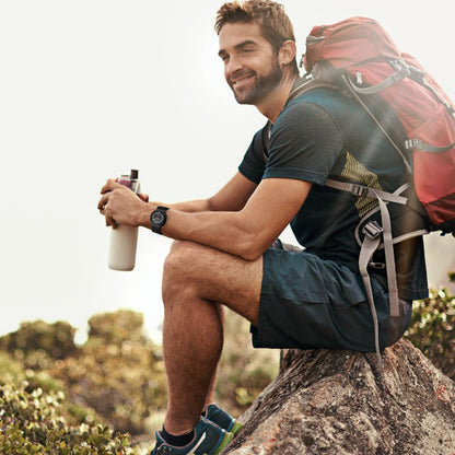 Remen Techsuit W068 za Samsung Galaxy Watch Ultra, Crno-narančasti