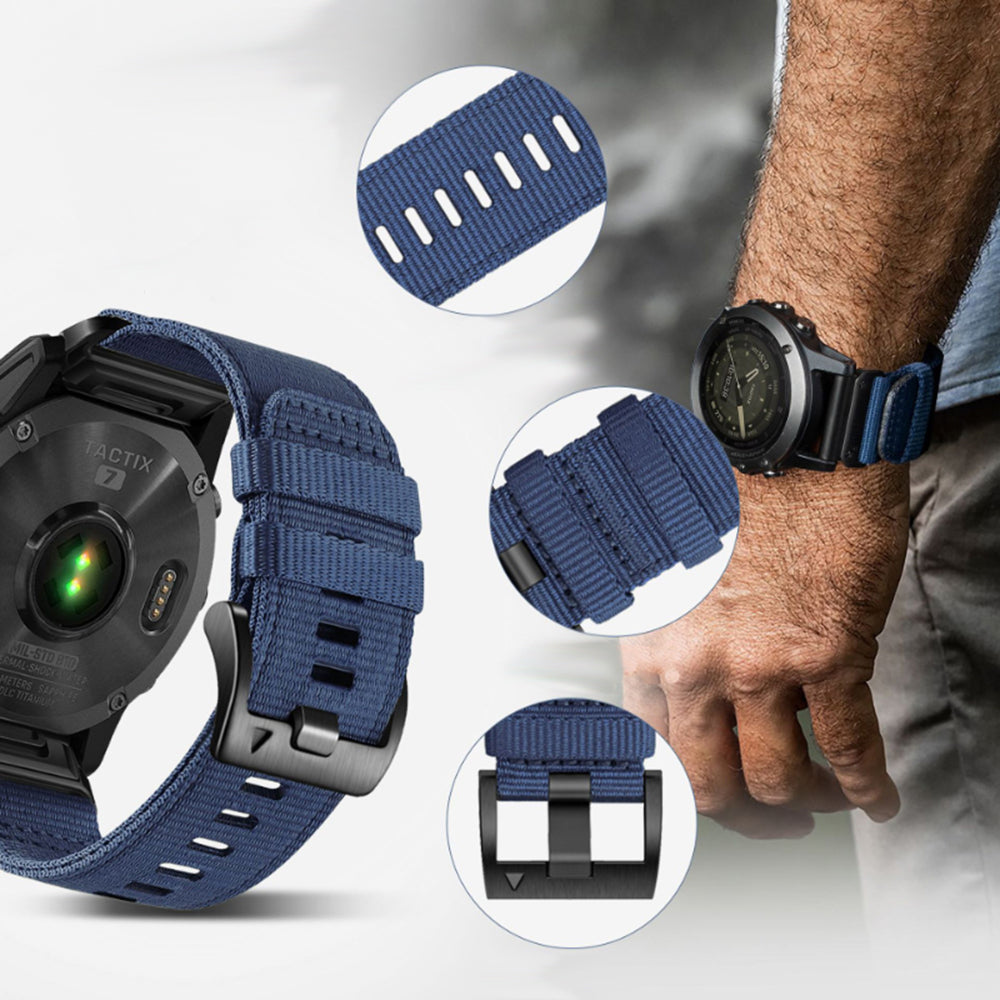 Techsuit W070 remen za Samsung Galaxy Watch / Huawei Watch Series, 22mm, Zelen