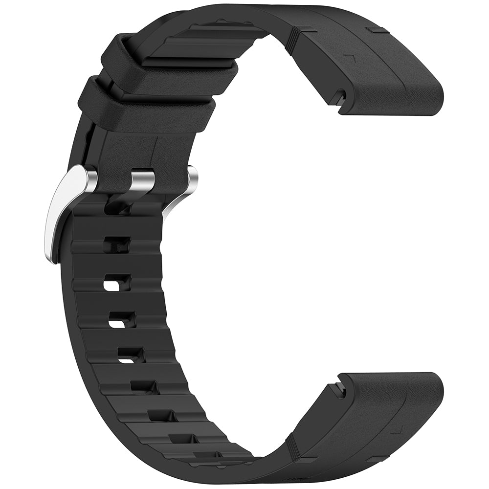 Remen Techsuit W071 za Garmin Watch Fenix / Forerunner Series, 22mm, Crni