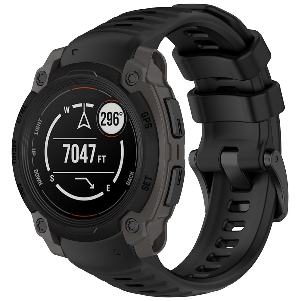 Remen Techsuit W076 za Garmin Instinct E 45mm, Crni