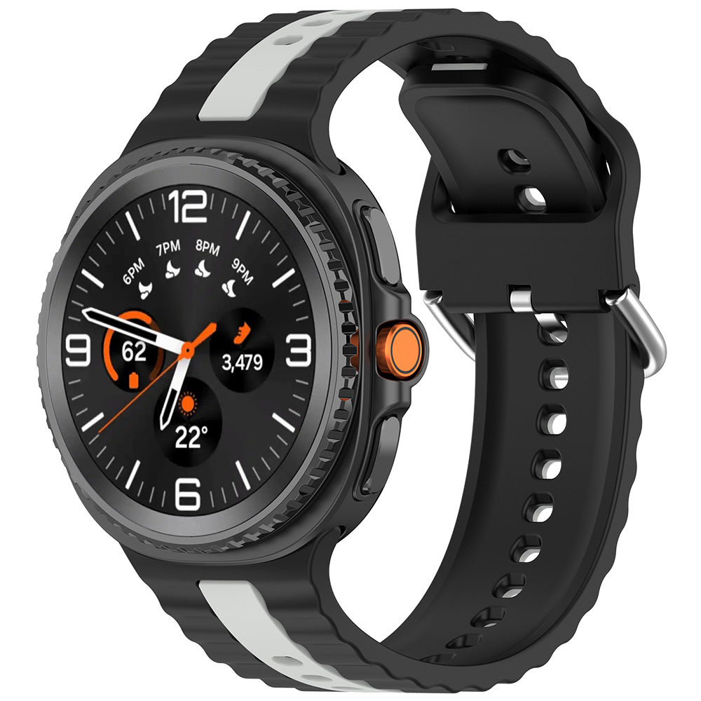 Remen Techsuit W078 za Samsung Galaxy Watch 8 Classic / Watch8 44mm / Watch 8 40mm, Crni