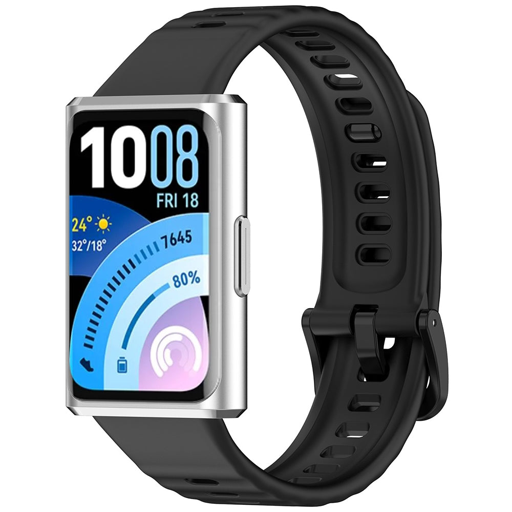 Remen Techsuit W082 za Huawei Band 11 / 11 Pro, Crni