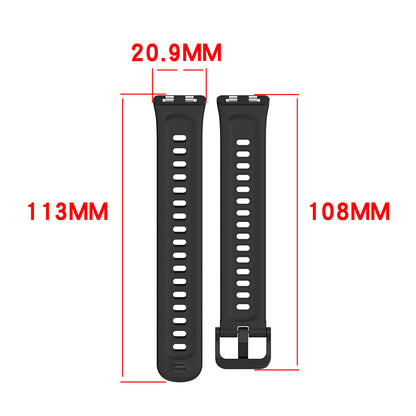Remen Techsuit W082 za Huawei Band 11 / 11 Pro, Crni
