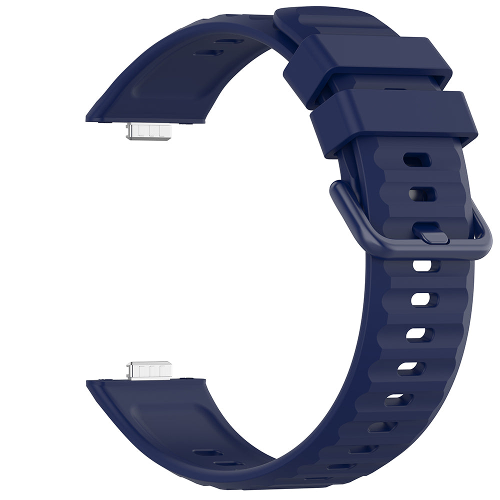 Techsuit remen W082 za Huawei Watch Fit 5 Pro, Tamnoplava