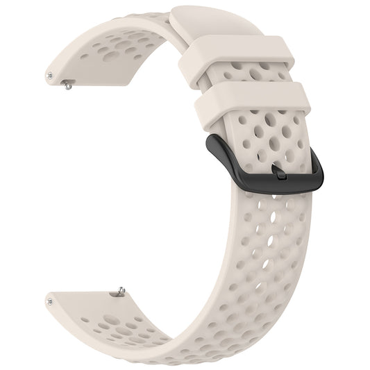 Techsuit W083 remen za Amazfit Watch / Samsung Watch Series, 22mm, Bijela