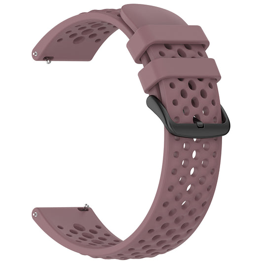 Techsuit W083 remen za Amazfit Watch / Samsung Watch Series, 22mm, Ljubičasti