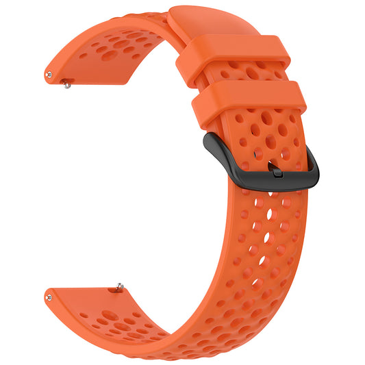 Curea Techsuit W083 za Amazfit Watch / Samsung Watch Series, 22mm, Narančasta