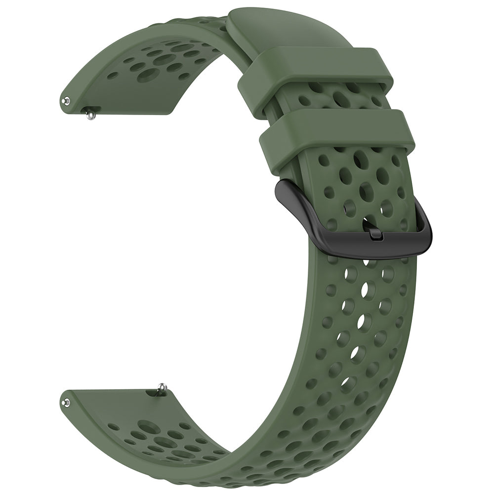 Curea Techsuit W083 za Amazfit Watch / Samsung Watch Series, 22mm, Zelena