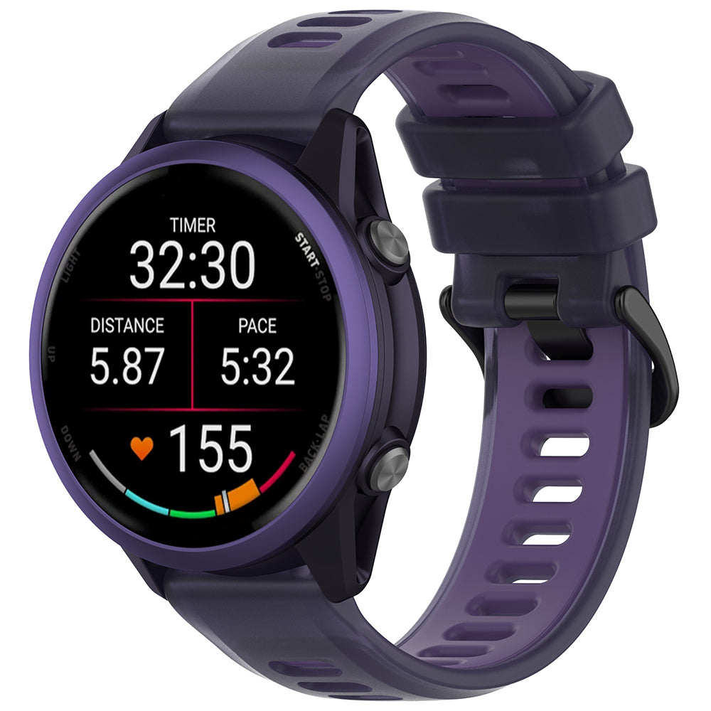 Techsuit W084 remen za Samsung Galaxy Watch / Huawei Watch Series, 22mm, Ljubičasta