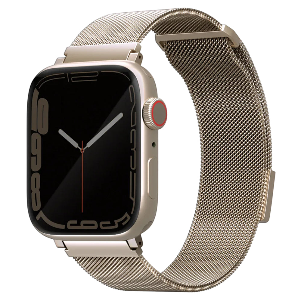 UNIQ Dante remen za Apple Watch 42mm / 41mm / 40mm / 38 Series, Zlatna