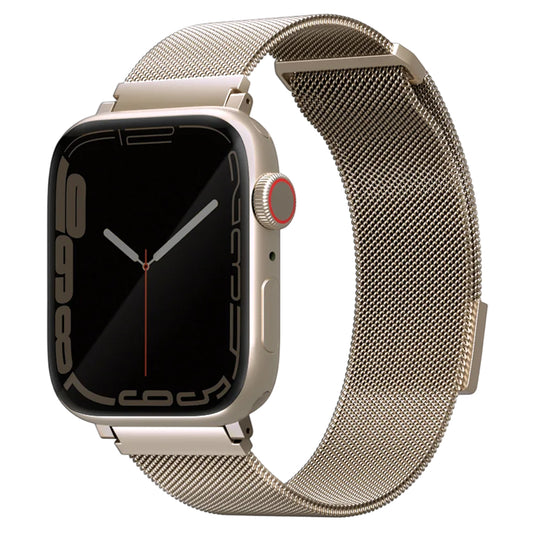 UNIQ Dante remen za Apple Watch 42mm / 41mm / 40mm / 38 Series, Zlatna