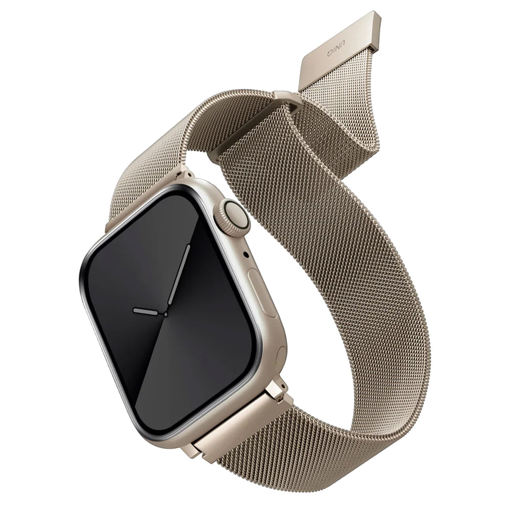 UNIQ Dante remen za Apple Watch 42mm / 41mm / 40mm / 38 Series, Zlatna