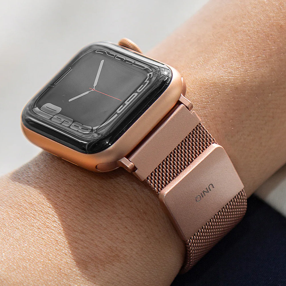 UNIQ Dante remen za Apple Watch 42mm / 41mm / 40mm / 38 Series, Zlatna