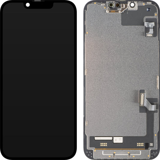 Zaslon s dodirnim zaslonom Apple iPhone 17e, s okvirom, crni, Service Pack 661-60211