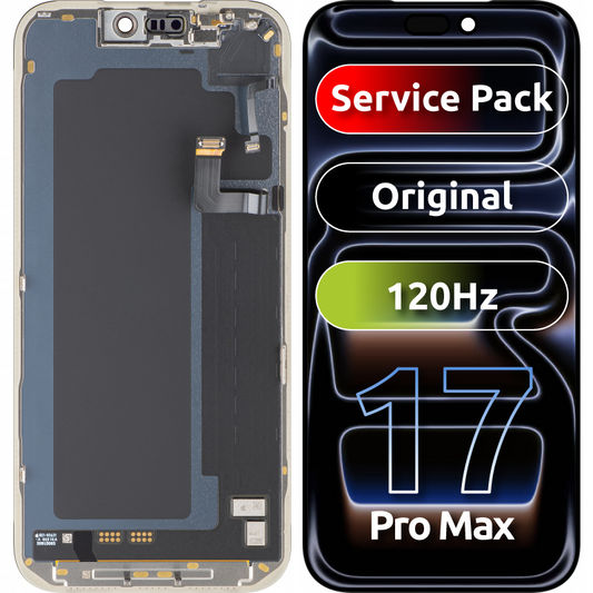 Display s Touchscreenom Apple iPhone 17 Pro Max, s Okvirom, Crni, Service Pack 661-56050