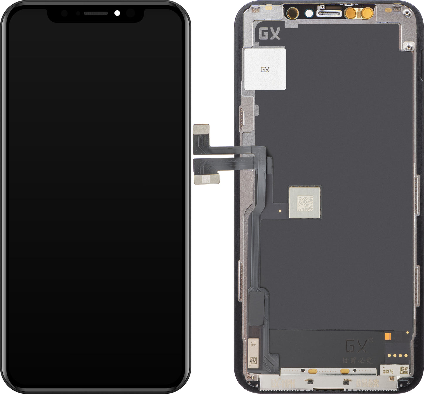 Zaslon s dodirnim ekranom GX za Apple iPhone 11 Pro, s okvirom, OLED IC Movable verzija, crni