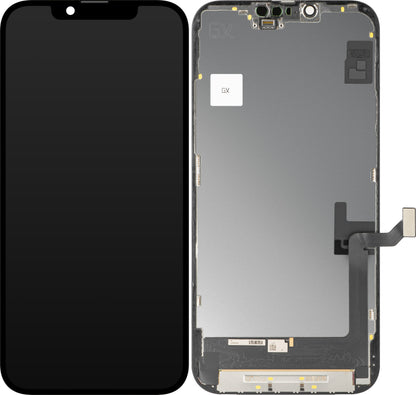 Zaslon s dodirnim zaslonom GX za Apple iPhone 14 Plus, s okvirom, OLED IC Movable verzija, Crna
