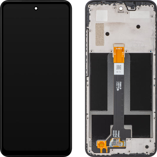 Zaslon s dodirnim ekranom HMD Fusion, s okvirom, crni, servisni paket 70101506H001
