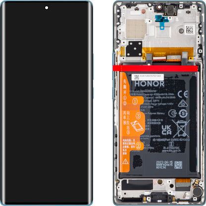Display s Touchscreenom Honor 70, s Okvirom i Baterijom, Plava (Icelandic Frost), Service Pack 0235ACMJ