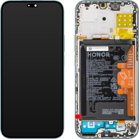 Display s dodirnim zaslonom Honor 200 Lite, s okvirom, plavi (Starry Blue), servisni paket 0235ALPS