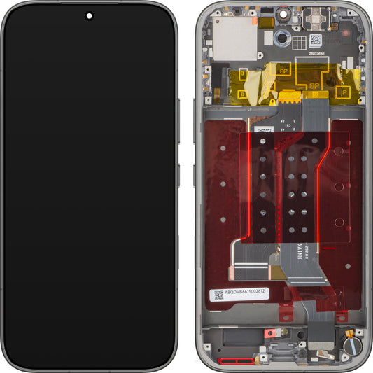Zaslon s dodirnim zaslonom Honor 600 Pro, s okvirom, crni, servisni paket 0235ATTU