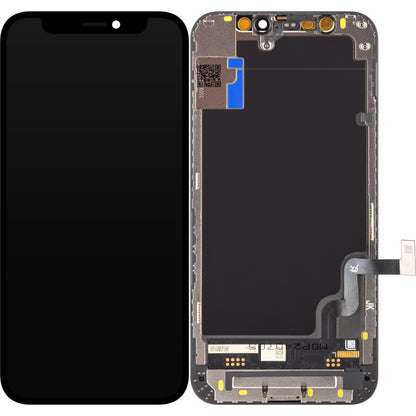 Zaslon s dodirnim zaslonom JK za Apple iPhone 12 mini, s okvirom, LCD In-Cell IC Movable verzija, Crna