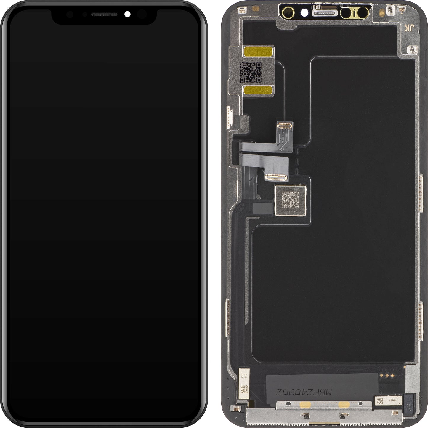 Display s Touchscreenom JK za Apple iPhone 11 Pro Max, s Okvirom, OLED IC Movable Verzija, Crni