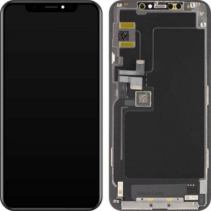 Display s Touchscreenom JK za Apple iPhone 11 Pro Max, s Okvirom, OLED IC Movable Verzija, Crni