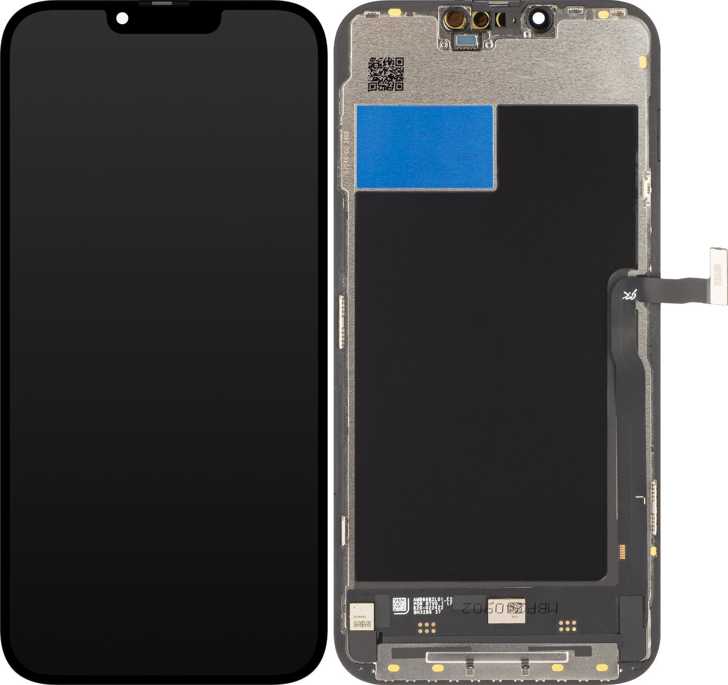 Zaslon s dodirnim ekranom JK za Apple iPhone 13 Pro Max, s okvirom, LCD In-Cell verzija, crni