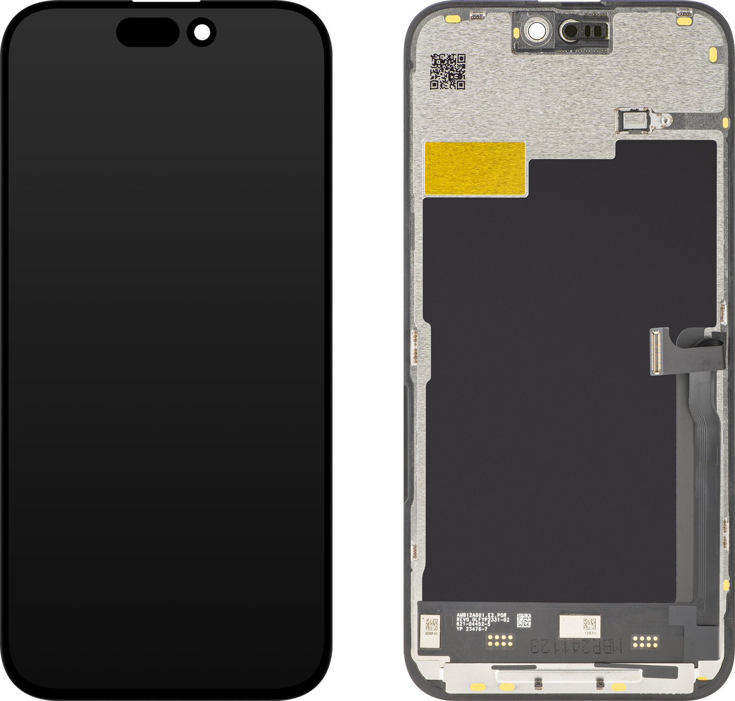 Zaslon s dodirnim ekranom JK za Apple iPhone 15 Pro Max, s okvirom, LCD In-Cell verzija, crni