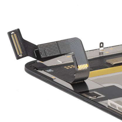 Zaslon s dodirnim zaslonom JK za Apple iPhone 14, s okvirom, OLED IC Movable verzija, Crna