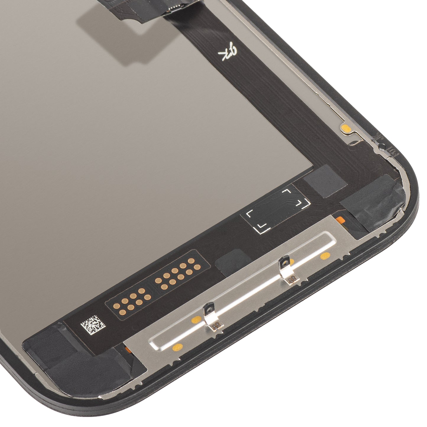 Zaslon s dodirnim zaslonom JK za Apple iPhone 17, s okvirom, verzija LCD In-Cell IC Movable, crna