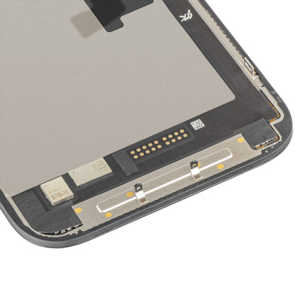 Zaslon s dodirnim zaslonom JK za Apple iPhone 16 Pro, s okvirom, LCD verzija In-Cell IC Movable, crna