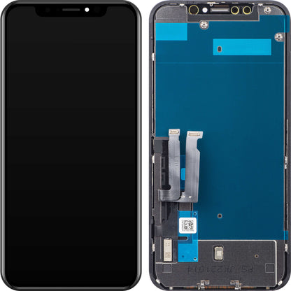 Display s Touchscreenom JK za Apple iPhone XR, s Okvirom, In-Cell LCD Verzija, Crni
