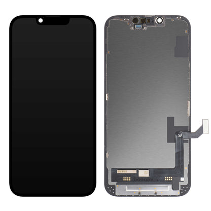 Zaslon s dodirnim ekranom JK za Apple iPhone 14, s okvirom, LCD In-Cell verzija, crni