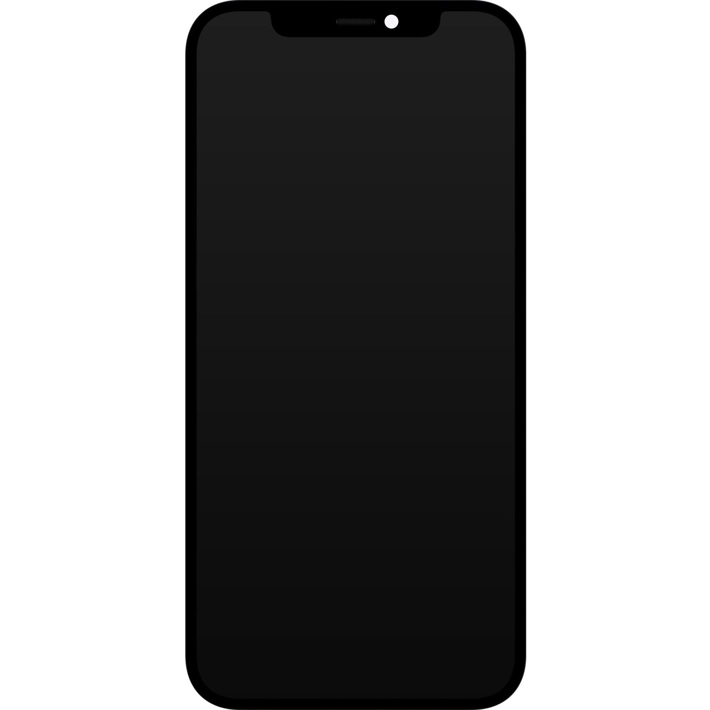 Zaslon s dodirnim ekranom JK za Apple iPhone 12 / 12 Pro, s okvirom, OLED IC Movable verzija, crni