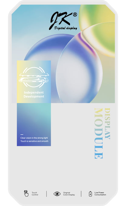 Zaslon s dodirnim ekranom JK za Apple iPhone 15 Pro Max, s okvirom, LCD In-Cell verzija, crni