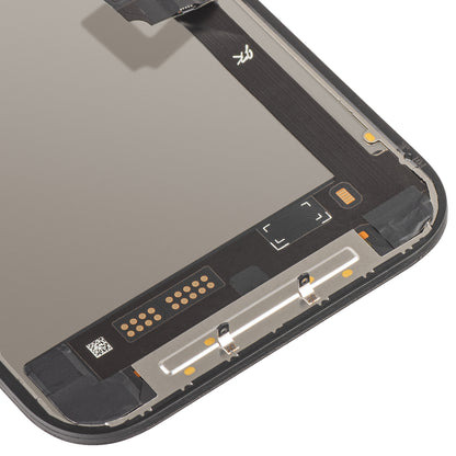 Zaslon s dodirnim zaslonom JK za Apple iPhone 17, s okvirom, verzija LCD In-Cell IC Movable, crna