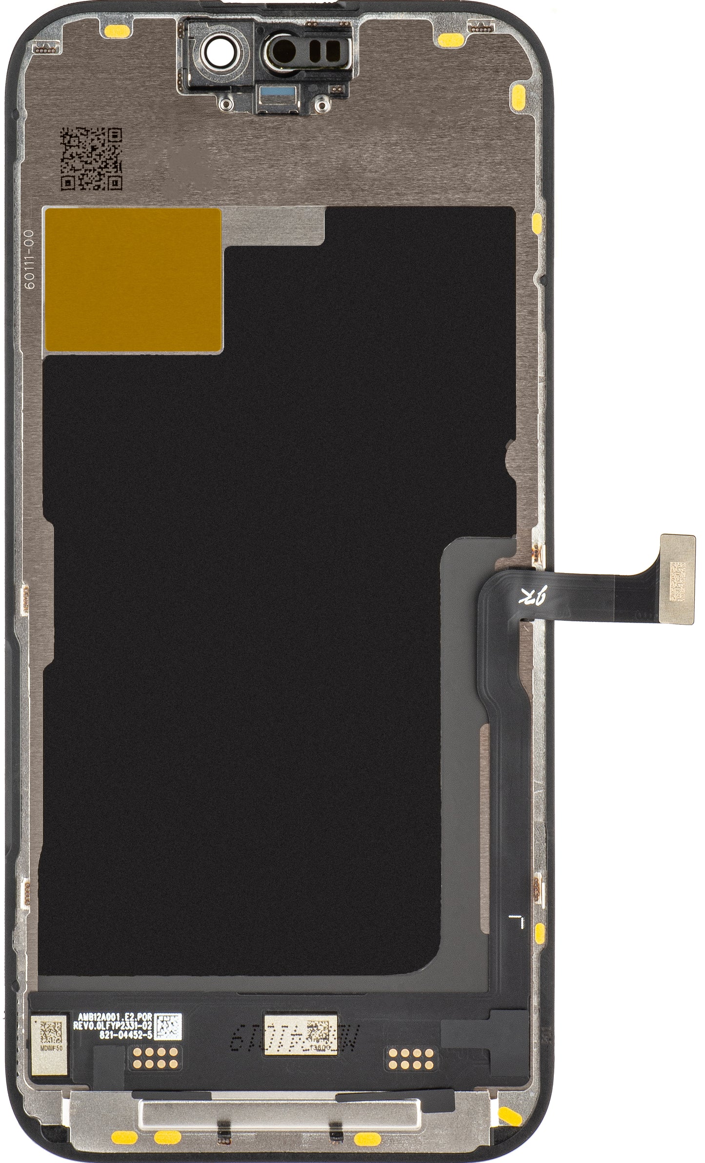 Zaslon s dodirnim ekranom JK za Apple iPhone 15 Pro, s okvirom, LCD In-Cell verzija, crni