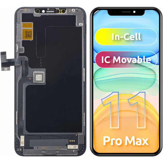 Display s Touchscreenom JK za Apple iPhone 11 Pro Max, s Okvirom, In-Cell LCD Verzija, Crni