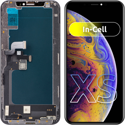 Display s Touchscreenom JK za Apple iPhone XS, s Okvirom, LCD In-Cell Verzija, Crni