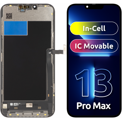 Zaslon s dodirnim zaslonom JK za Apple iPhone 13 Pro Max, s okvirom, LCD In-Cell IC Movable verzija, Crna