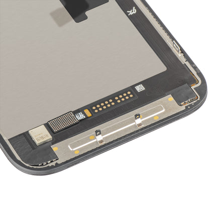 Zaslon s dodirnim zaslonom JK za Apple iPhone 16 Pro, s okvirom, LCD verzija In-Cell IC Movable, crna