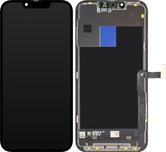 Display s dodirnim zaslonom JK za Apple iPhone 13 Pro, s okvirom, LCD In-Cell IC Movable verzija, crni